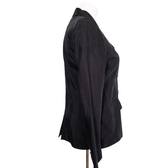 Smythe DB Tuck-In Blazer Double Breasted in Black Size 4 Super Soft Revolve - Picture 4 of 16